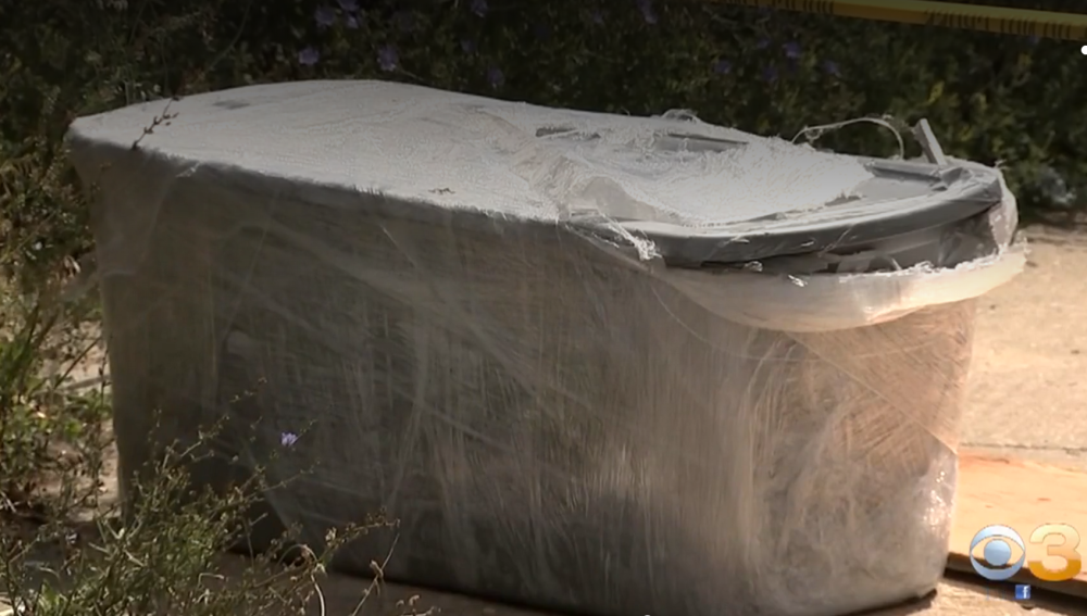 保鲜膜|大街上冒出个塑料箱散发臭味，里面用保鲜膜裹着一具女尸