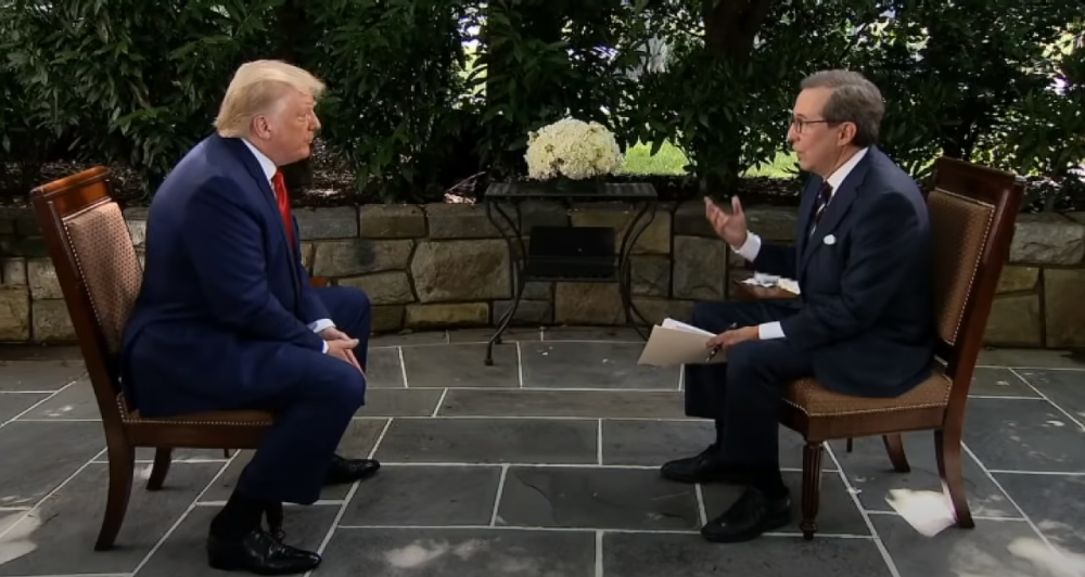 克里斯·华莱士|这主播有点刚！美国新闻主播中止采访，纠正特朗普对拜登不实言论