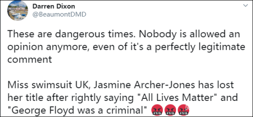 乔治·弗洛伊德|选美冠军因谈论弗洛伊德被撤销头衔 外国网民：言论自由呢？