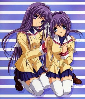 动漫中的双胞胎姐妹盘点可爱双倍你最喜欢谁