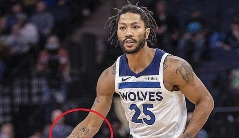 nba别具一格的中文纹身:罗斯艾弗森让人感动,马丁让人啼笑皆非!