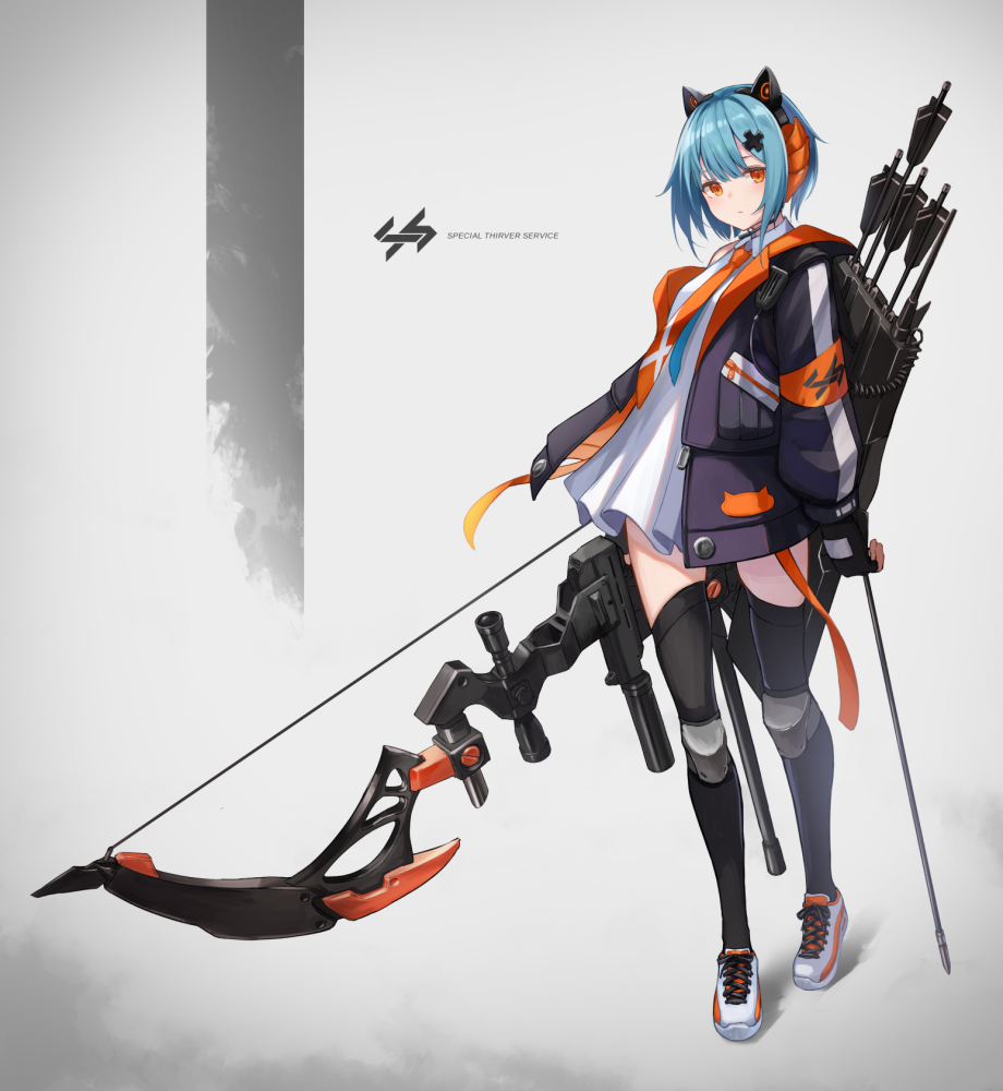 二次元美图,明日方舟:天上最亮的那颗星是蓝色的
