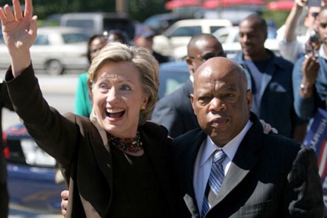 希拉里|民权领袖去世，希拉里悲痛哀悼：我们美国失去一个巨人，我们爱他