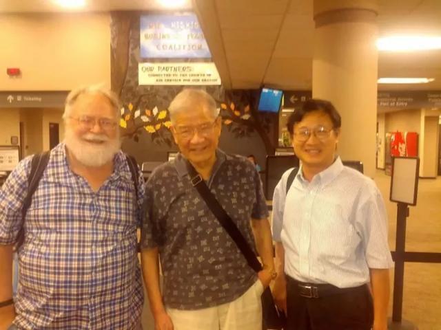 2015年，约克、李天岩和丁玖。本图由作者提供。