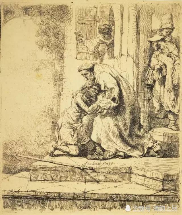 伦勃朗·哈尔曼松·凡·莱因|欧洲17世纪最伟大的画家之一，伦勃朗素描作品欣赏