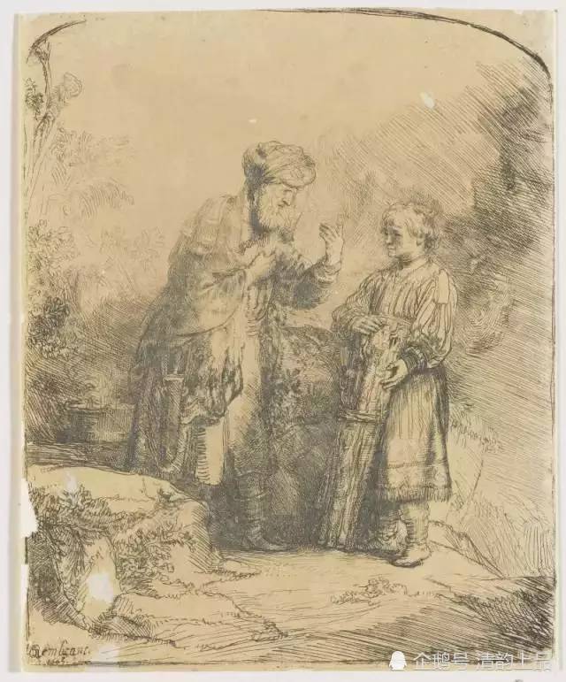 伦勃朗·哈尔曼松·凡·莱因|欧洲17世纪最伟大的画家之一，伦勃朗素描作品欣赏