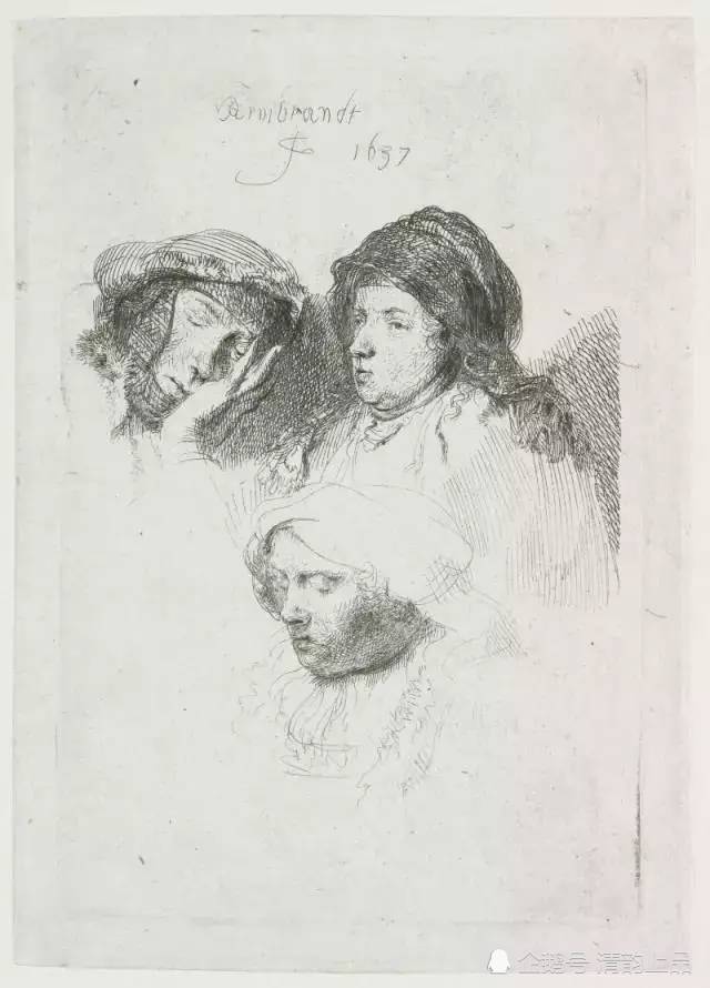 伦勃朗·哈尔曼松·凡·莱因|欧洲17世纪最伟大的画家之一，伦勃朗素描作品欣赏