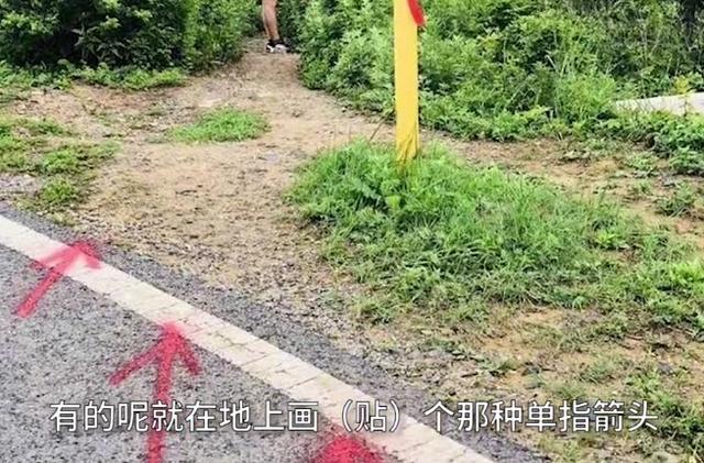北京|缺德！公司组织越野跑，用红漆满山画箭头，景区回应：马上清除
