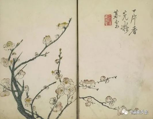 芥子园画传|康熙彩版《芥子园画传—梅兰竹菊》，太难得了！