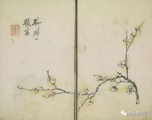 芥子园画传|康熙彩版《芥子园画传—梅兰竹菊》，太难得了！