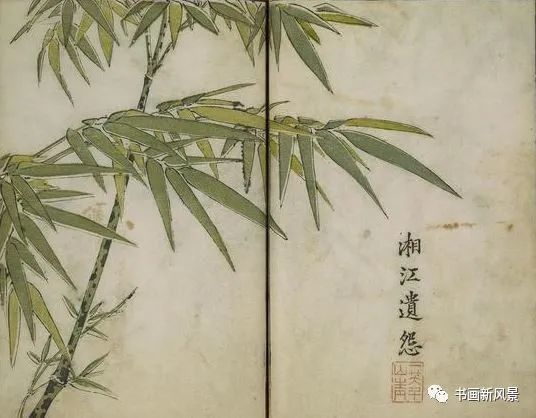 芥子园画传|康熙彩版《芥子园画传—梅兰竹菊》，太难得了！