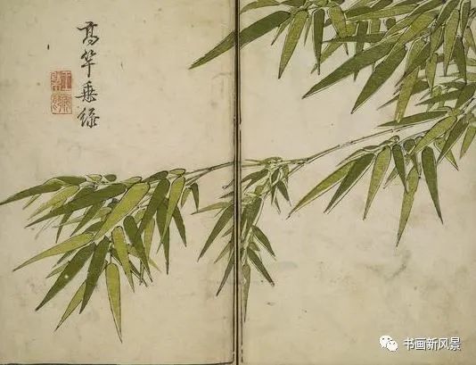 芥子园画传|康熙彩版《芥子园画传—梅兰竹菊》，太难得了！