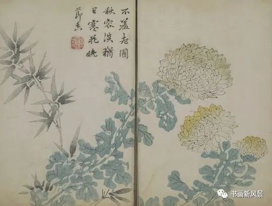 芥子园画传|康熙彩版《芥子园画传—梅兰竹菊》，太难得了！