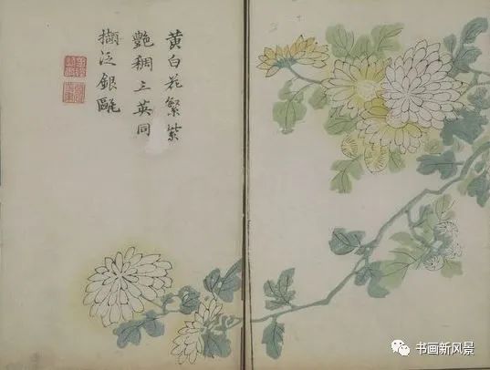 芥子园画传|康熙彩版《芥子园画传—梅兰竹菊》，太难得了！