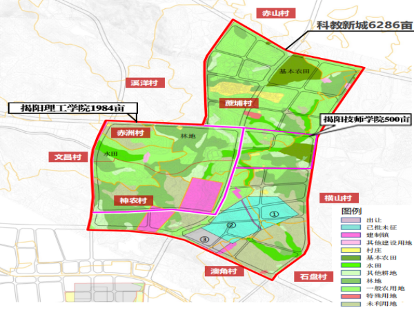揭阳粤东新城未来打算这样建总面积17303亩