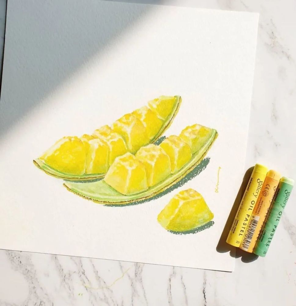 油画棒|为什么我的油画棒画这么丑？