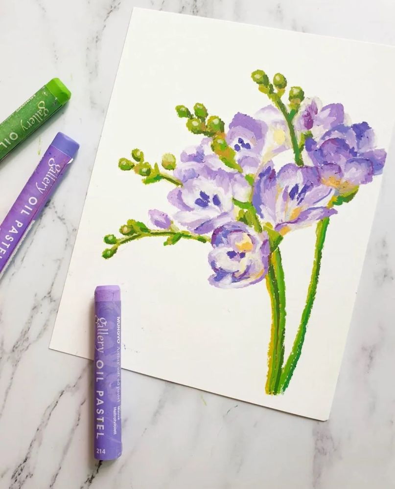 油画棒|为什么我的油画棒画这么丑？