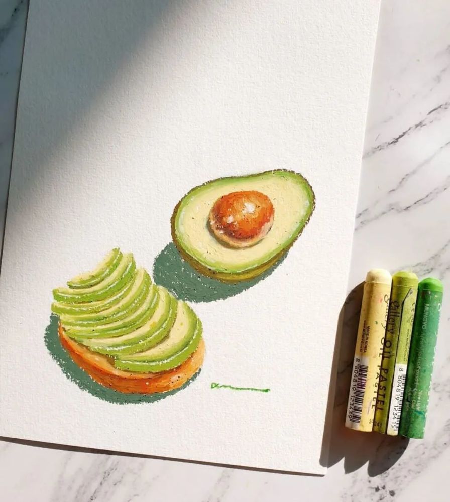 油画棒|为什么我的油画棒画这么丑？