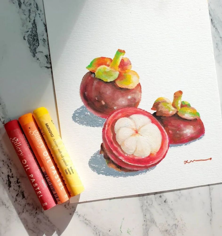 油画棒|为什么我的油画棒画这么丑？