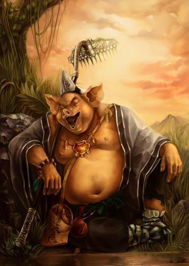 西游记中猪八戒真实背景如何他进入取经团队是否有其他目的呢