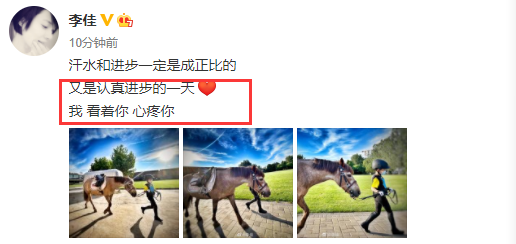 靳东|靳东老婆晒儿子学骑马照，李佳又心疼又欣慰，6岁儿子长腿惹人羡