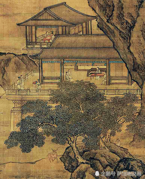 山阁雅会|文人雅士的“神仙梦”，清代王云绘《山阁雅会》