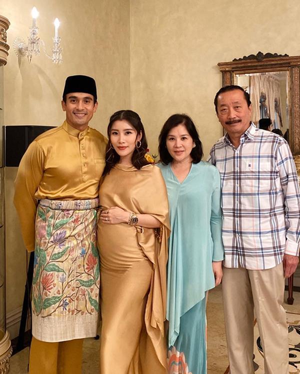 朱丽倩|朱丽倩表妹宣布当妈一胎得女，老公和爸爸都是豪门这女儿太金贵了