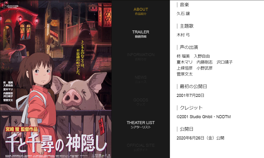 日本|日本票房：《千与千寻》连续2周蝉联冠军，总票房累计冲破312亿