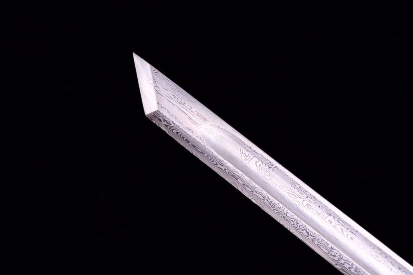 素装大凹槽唐刀