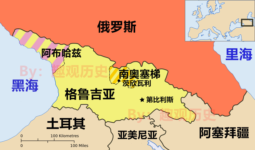 格鲁吉亚的千年困境历史悠久却从未强大过至今难逃棋子命运