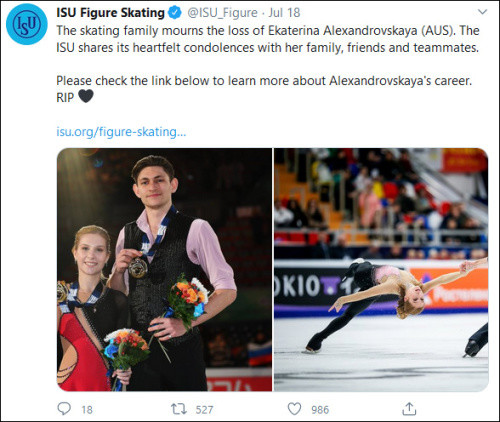 世青赛|20岁澳大利亚花滑世青赛冠军坠楼身亡，1月被查出癫痫