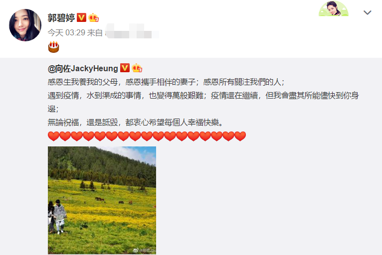 郭碧婷|向太假装用郭碧婷账号官宣怀孕，被郭碧婷粉丝骂惨：毫无底线向家人