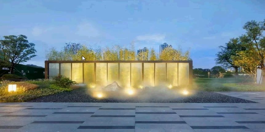 立面构成--需要考虑植物的高度.