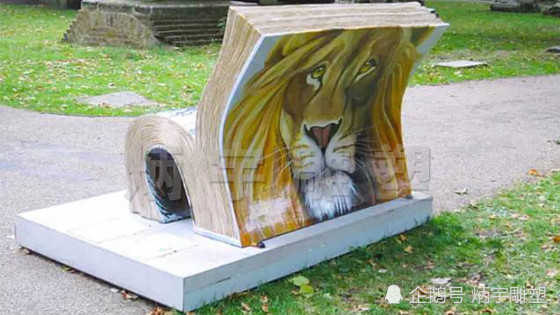 雕塑|书是逆境中的慰藉-书本雕塑