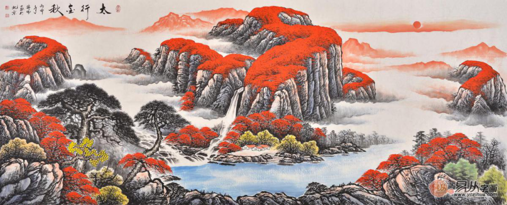 蒋伟|【名人字画】著名国画家蒋伟书画赏析