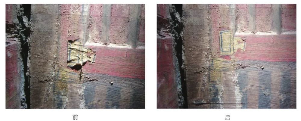 彩绘|吐尔基山辽墓出土彩绘木棺及棺床的保护修复