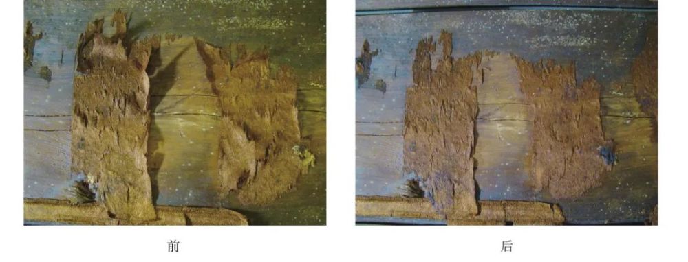 彩绘|吐尔基山辽墓出土彩绘木棺及棺床的保护修复