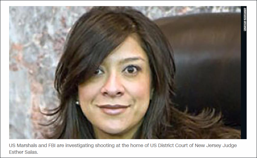 埃斯特·萨拉斯|美国联邦法官一家遇袭，或牵扯一桩敏感大案？