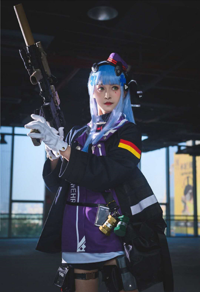 《少女前线》hk416cos,"指挥官,有我就足够了.