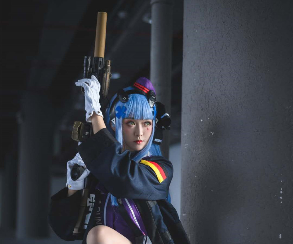 《少女前线》hk416cos,"指挥官,有我就足够了.
