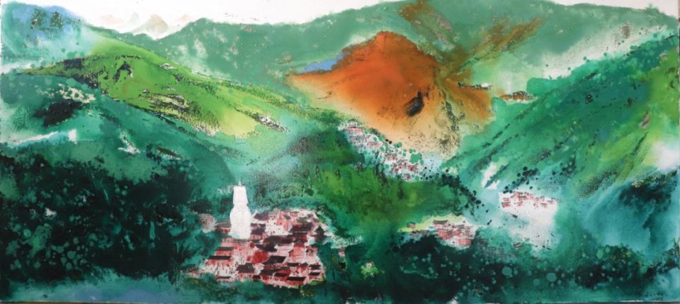 油画|画圆珠笔画成名的少年转行画油画，专家：放大30倍你就明白了