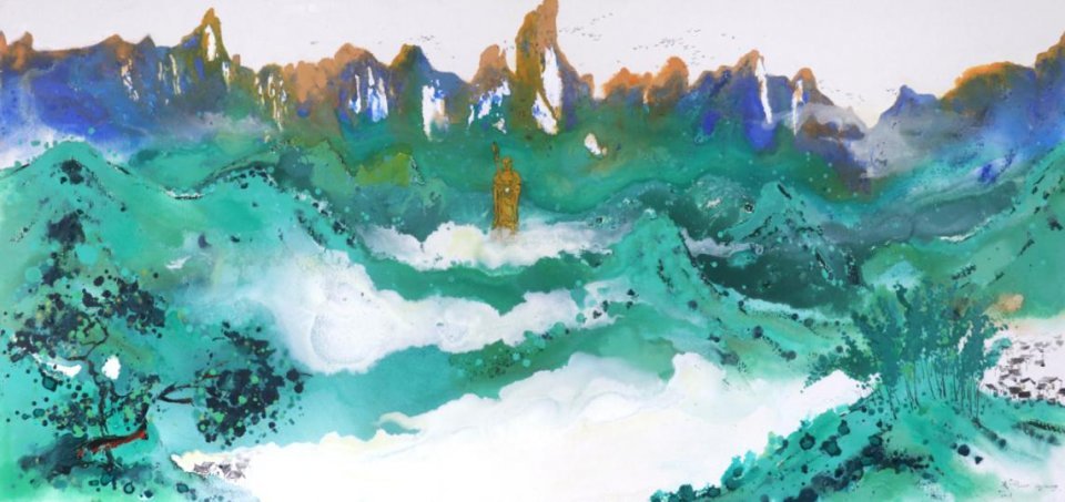 油画|画圆珠笔画成名的少年转行画油画，专家：放大30倍你就明白了