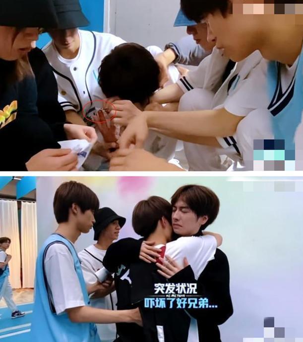 《少年之名》袁林青被道具划破手指,哭得伤心,网友:有被笑到