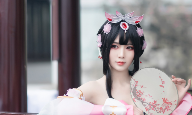 王者榮耀的甄姬之遊園驚夢cosplay