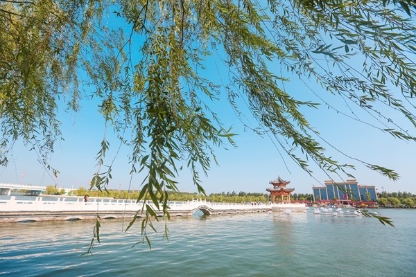 美丽大荔游走一池碧波大荔同州湖