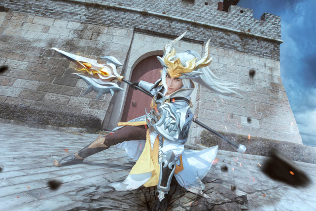 【王者荣耀】韩信 白龙吟cos,一个字帅