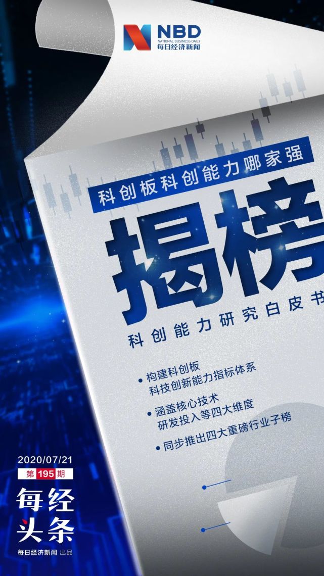 科创板开市一周年科创能力哪家强 这个榜单 正面刚 每日经济网