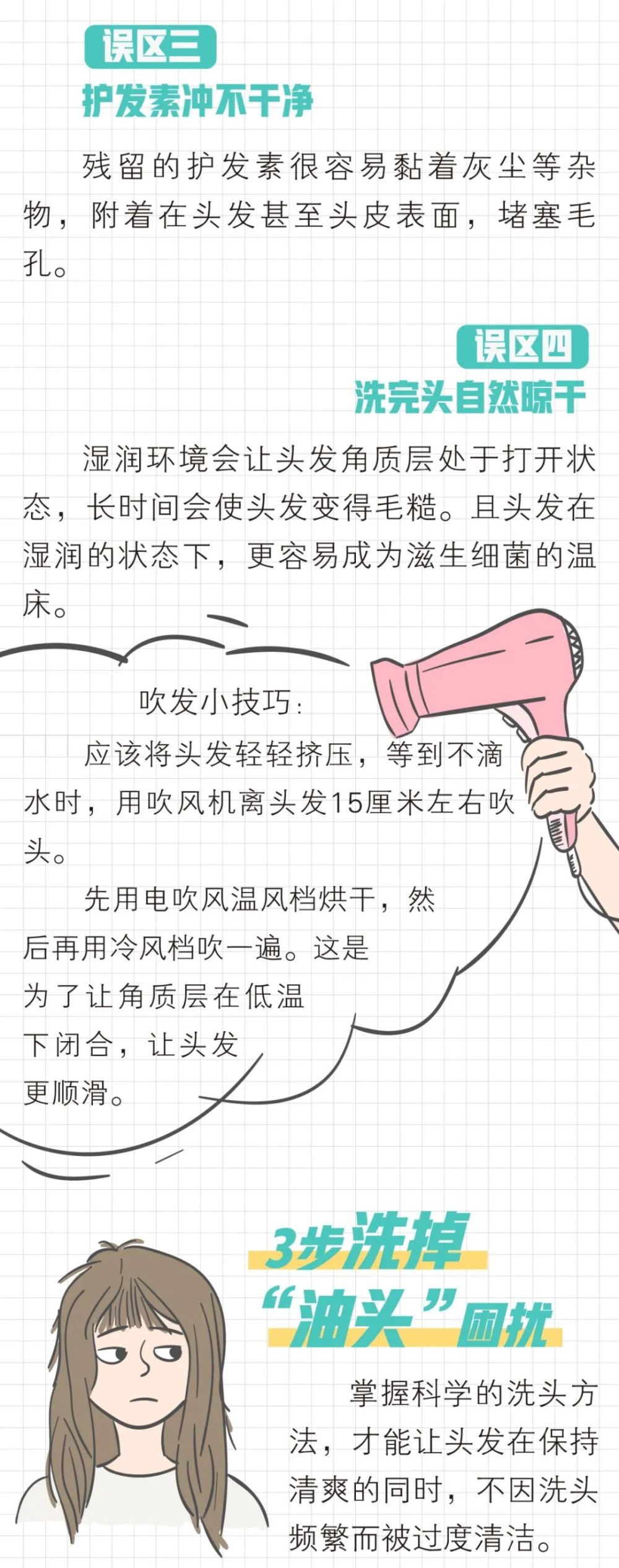 油头|一份“油头”拯救攻略：3步洗头法，皮肤科专家亲测有效