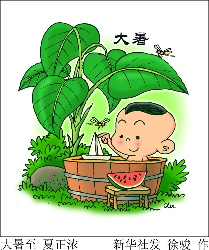 二十四节气大暑大暑至夏正浓