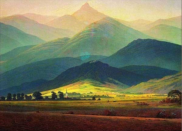 弗里德里希作品解读:他的风景画在今天是浪漫主义的代名词.